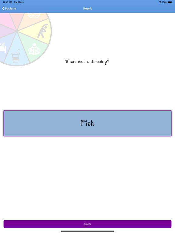 Spin the Wheel Random Picker iPad screenshot 4 - Entertainment app