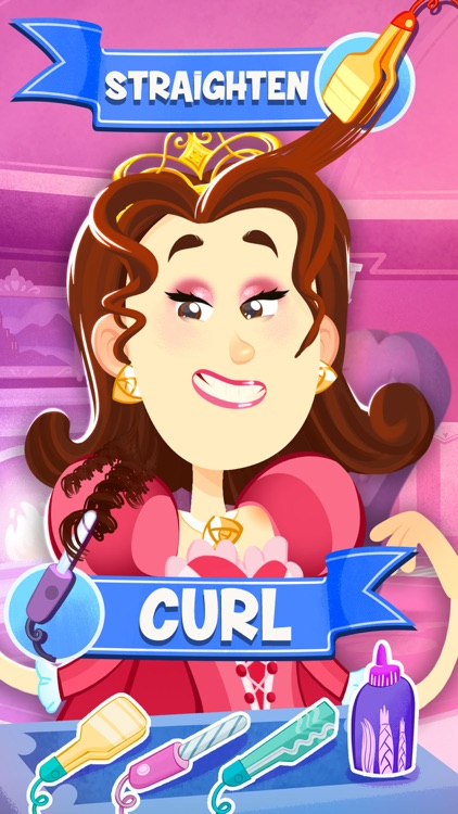 Princess Hair Salon for girls screenshot-3