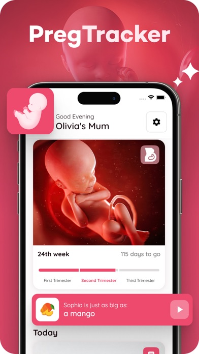 PregTracker: Pregnancy App Screenshot