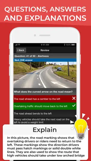 Captura de pantalla de Car Drivers Theory Test UK en iPhone 3