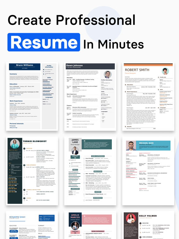 Screenshot #4 pour AI Resume Creator: CV Builder