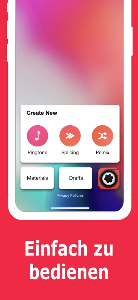 Audio Bearbeiten - Bearbeiter