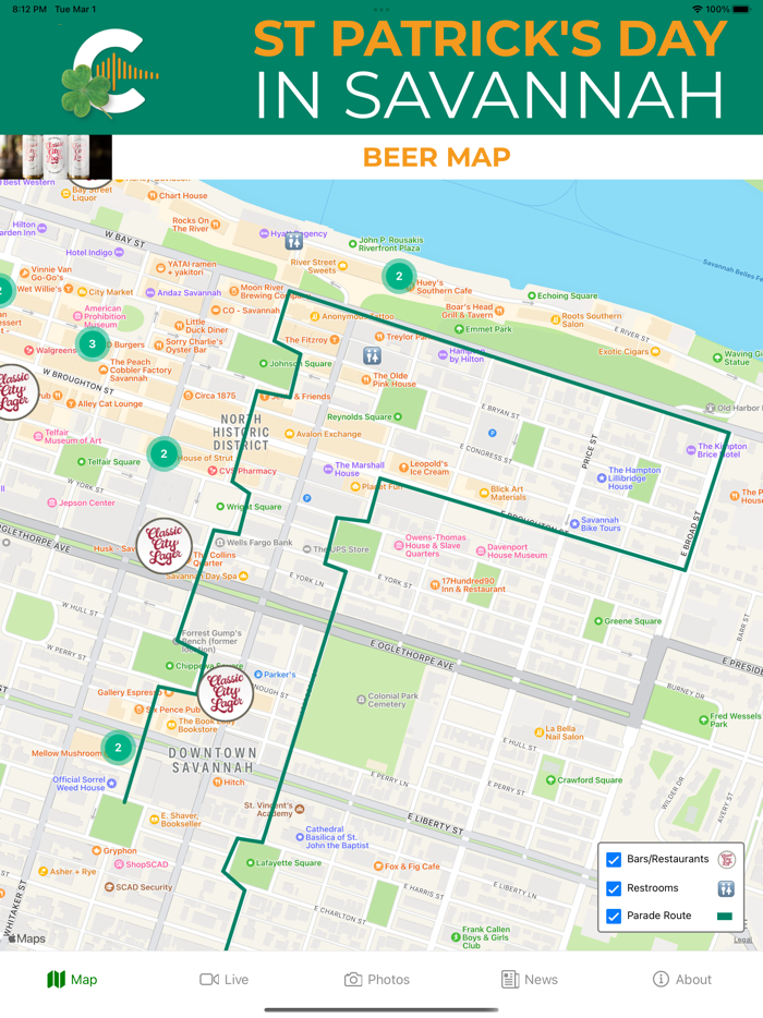 St. Patricks Day in Savannah