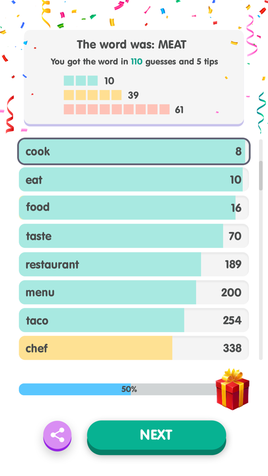 #4. Contexto: Popular Words Game (iOS) 由: MASTERMIND WORD GAMES
