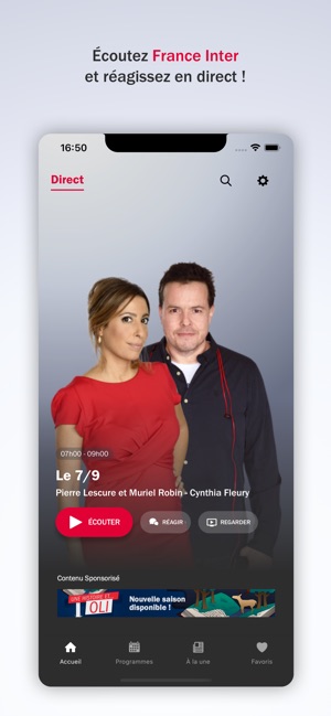 France Inter - radio, actus on the App Store
