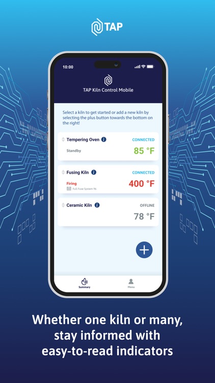 TAP Kiln Control Mobile screenshot-0