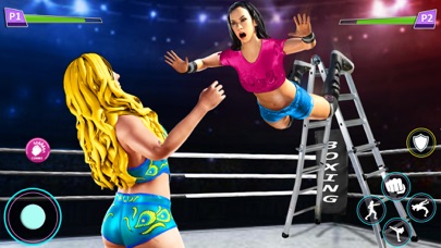 Girls Wrestling Fighting Games Screenshot