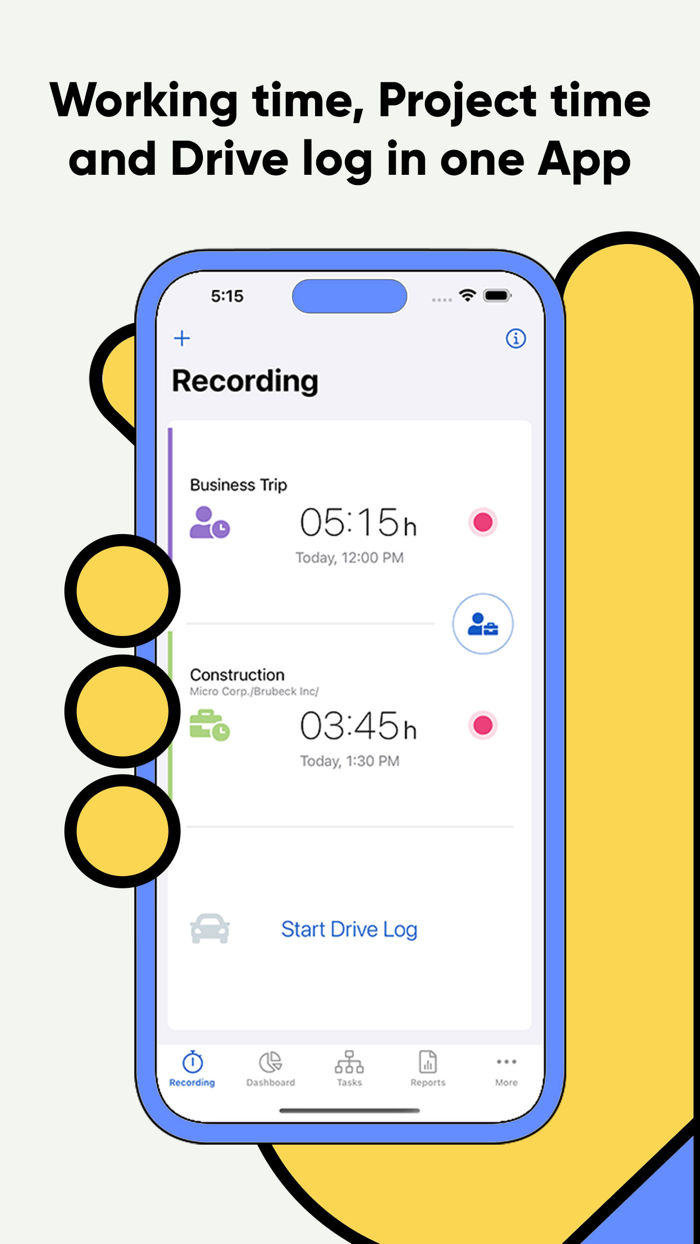 timr - Time and Mileage Tracker