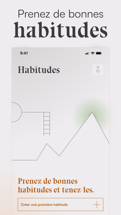 Screenshot #1 pour Habitudes, Suivi de résolution