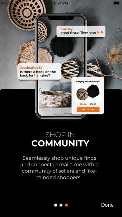 oneKIN - Livestream Shopping Screenshot