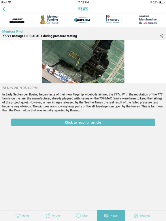 Mentour Aviation iPad screenshot 8 - Entertainment app