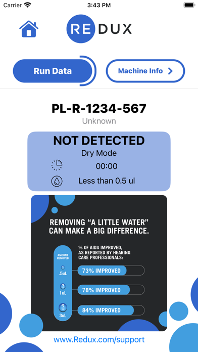 Redux Pro Link Dryer App Screenshot