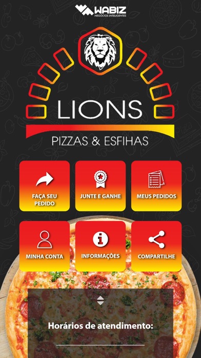Pizzaria e Esfiharia Lions Screenshot