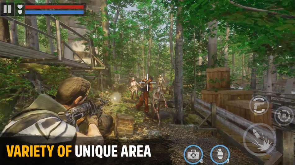 #2. DEAD TARGET: FPS Zombie Games (iOS) Bởi: VNG Game Studios