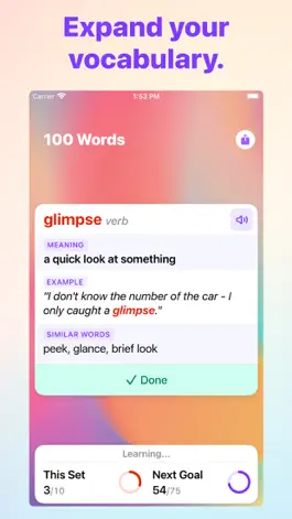 Game screenshot IELTS Vocabulary - 100 Words mod apk