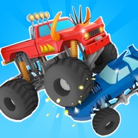 Monster Truck race battle logo