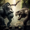Dinosaur Rampage Gorilla Fight icon