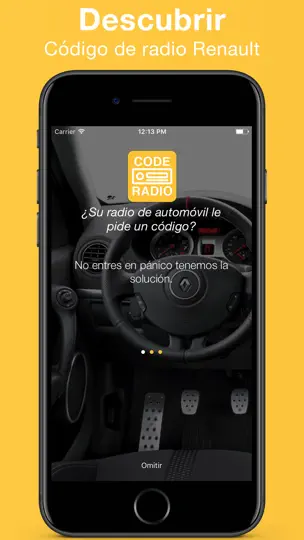 Captura de pantalla de Código Radio Renault en iPhone 1
