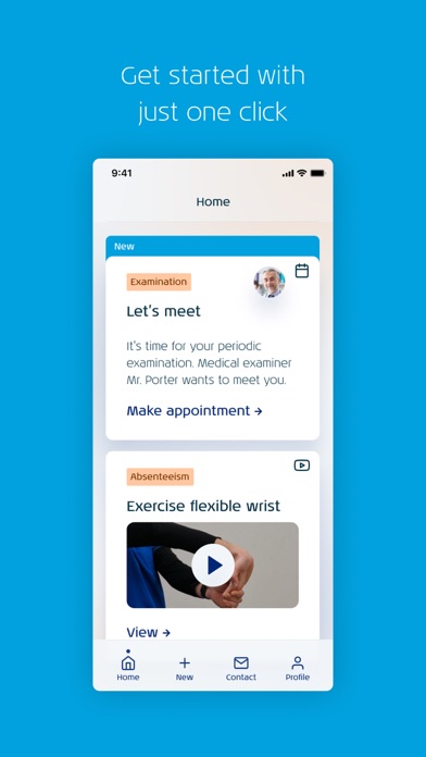 Healthy Me KLM Health Services Screenshot