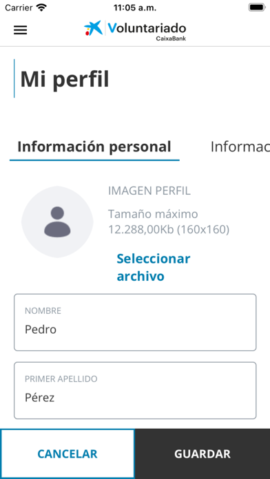 Voluntariado CaixaBank Screenshot