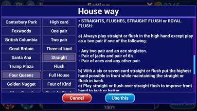 Pai Gow Poker Trainer Screenshot