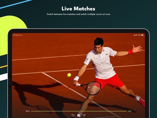Tennis TV - Live Streaming」をApp Storeで