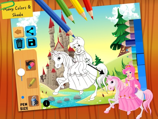 Screenshot #6 pour Petite princesse coloriage