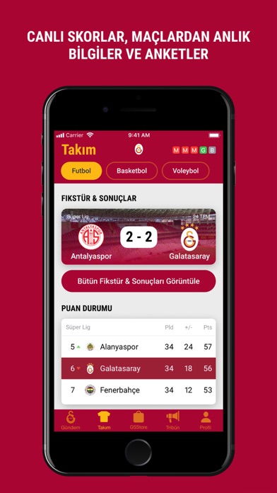 Galatasaray SK Screenshot