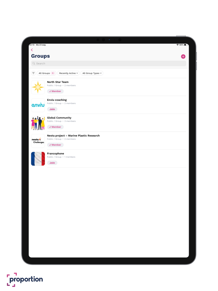 Proportion Global Community