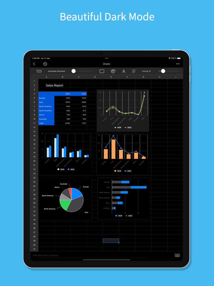 The Spreadsheet App.