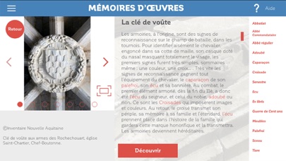 Mémoire d'œuvres Screenshot