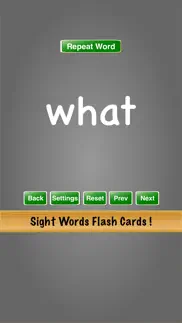 sight words flash cards ! iphone screenshot 3