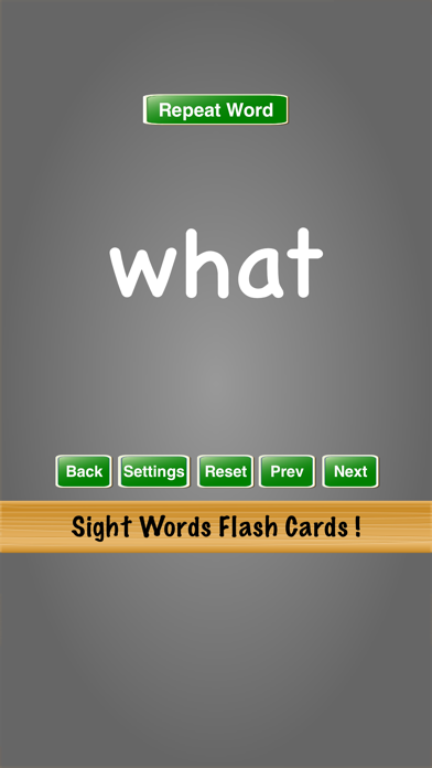 Sight Words Flash Cards ! Screenshot