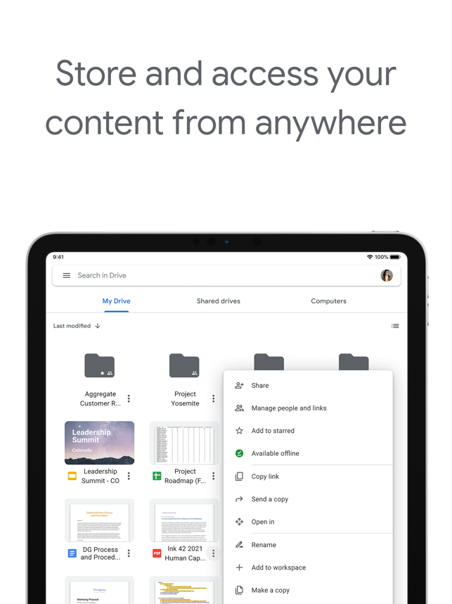 ‎Google Drive – almacenamiento Screenshot
