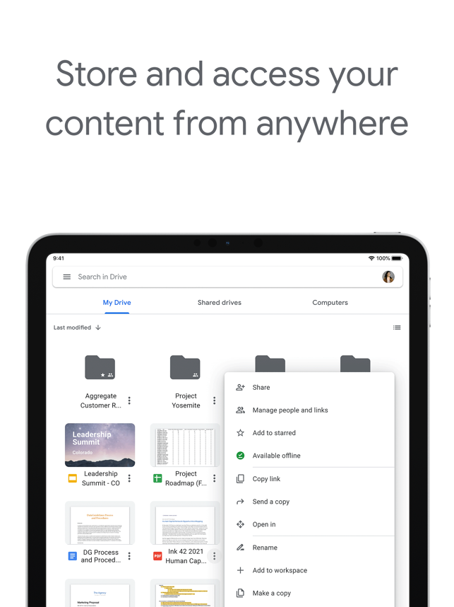 ‎Google Drive - Dateispeicher Screenshot