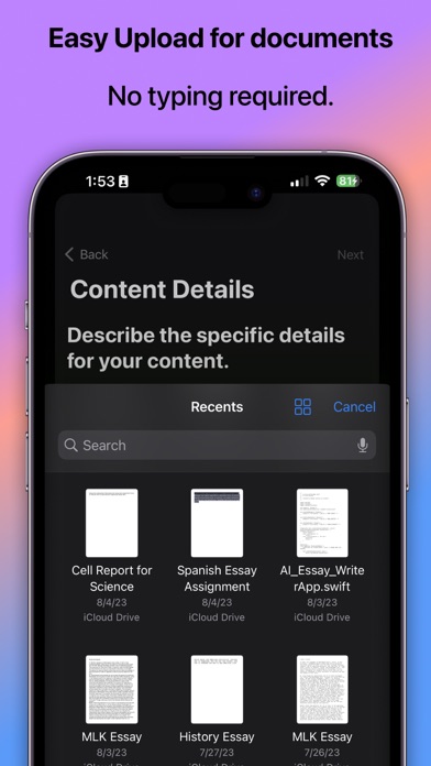 AI Essay Writer Pro Screenshot