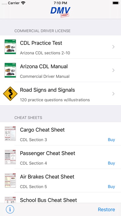 Arizona CDL Test Prep