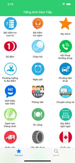 Game screenshot Tieng Anh Giao Tiep Pro mod apk