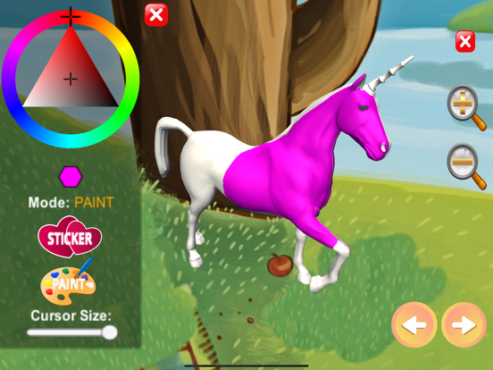 Screenshot #6 pour UNICORN 3D - Jeux de coloriage