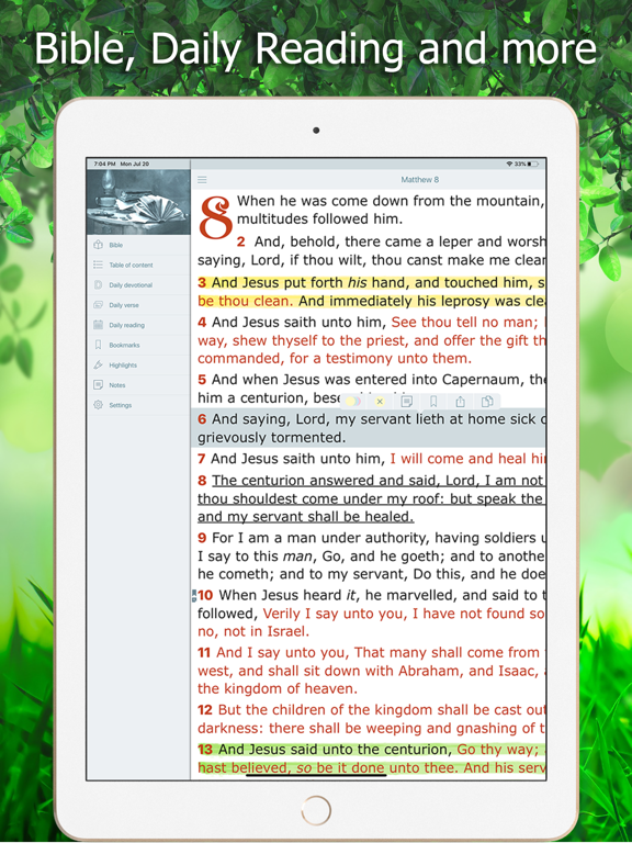 Screenshot #5 pour King James Bible with Audio