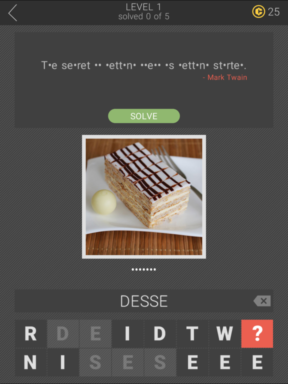 Hidden Letters iPad screenshot 1 - Games app