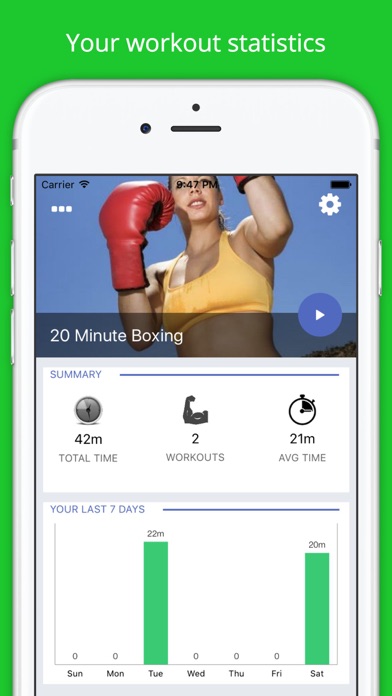 Boxing Challenge Workout Screenshot
