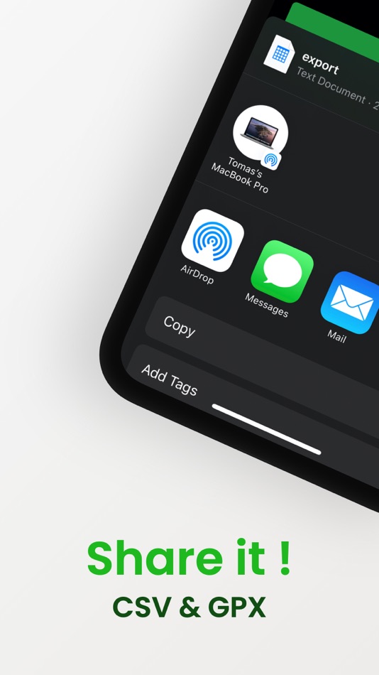 #5. Health Export CSV (iOS) 由: Tomas Parizek