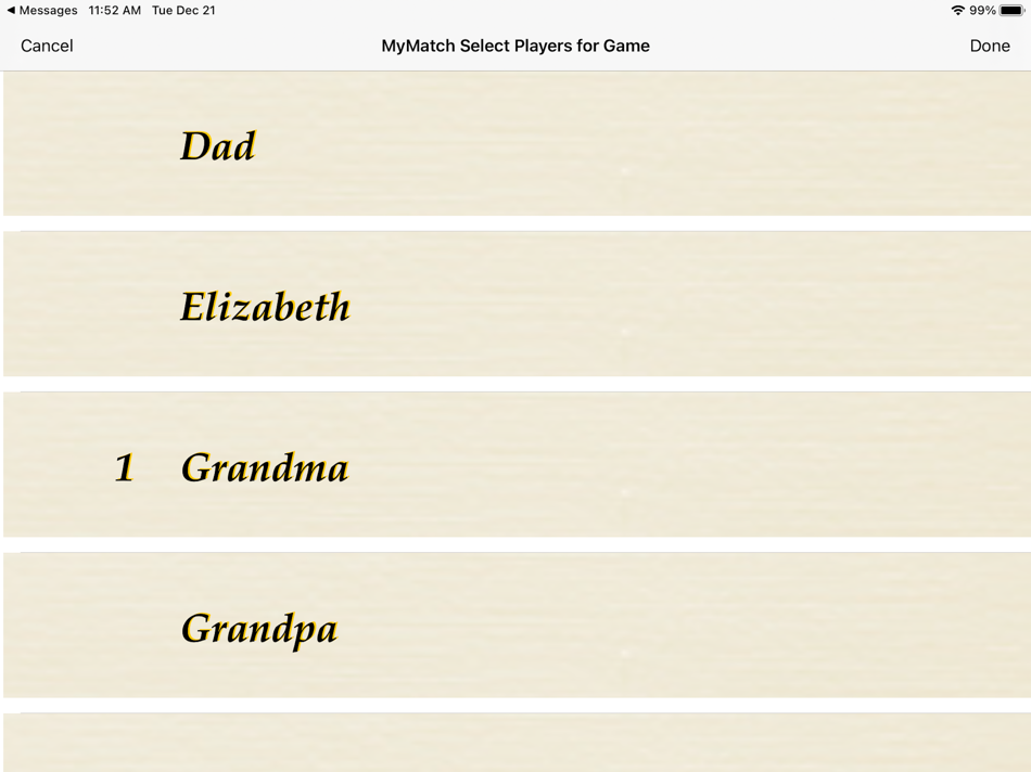 #3. MyMatchGame (iOS) 由: DONALD EWING