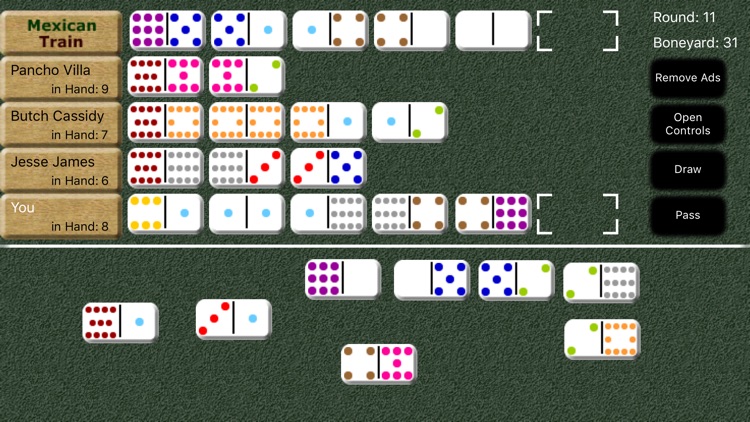 Mexican Train Dominoes