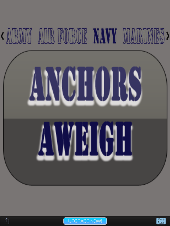 Armed Forces Music iPad screenshot 4 - Entertainment app