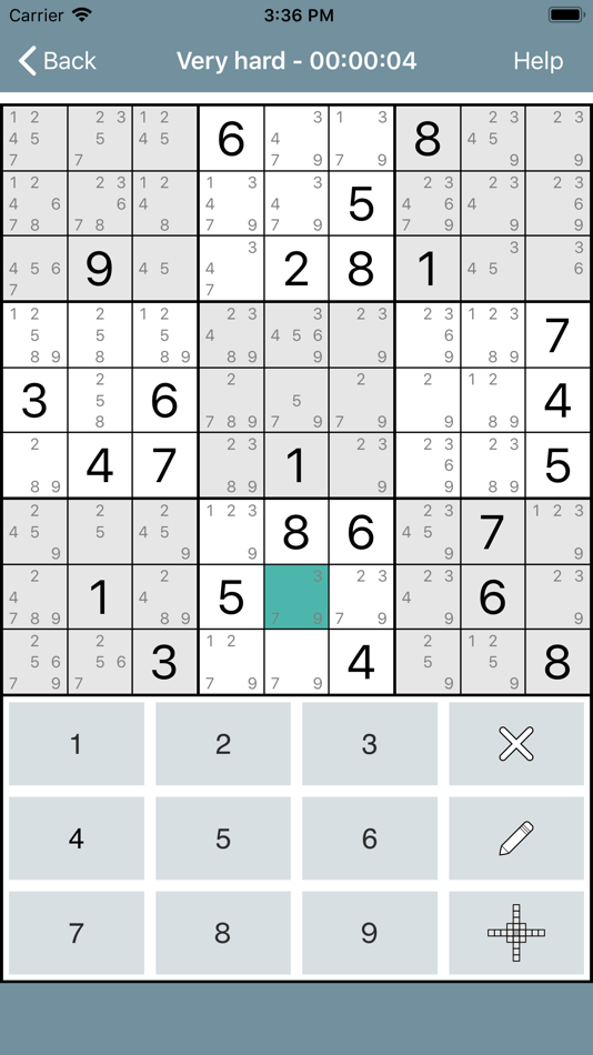 #4. Sudoku classic. (iOS) 由: Alejandro Castagnolo Martinez