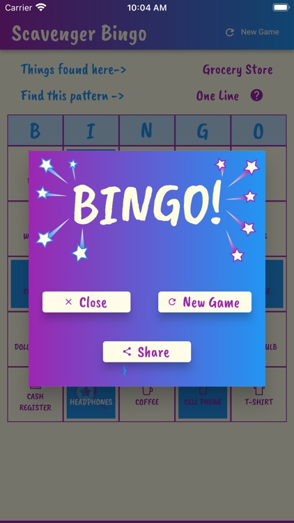 Scavenger Hunt Bingo screenshot-8
