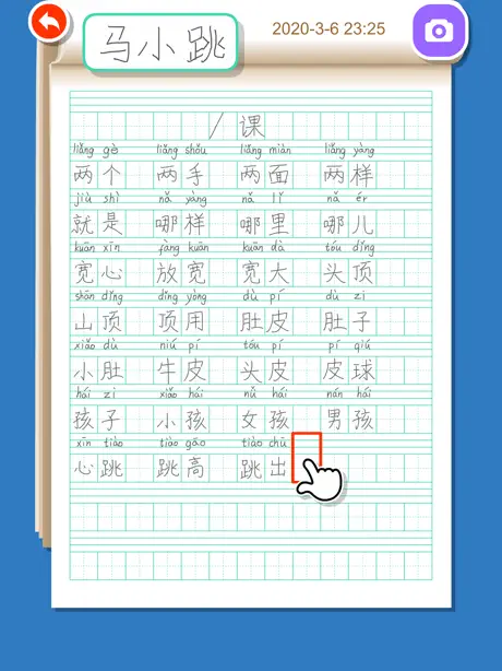 Write Chinese:2nd Grade A