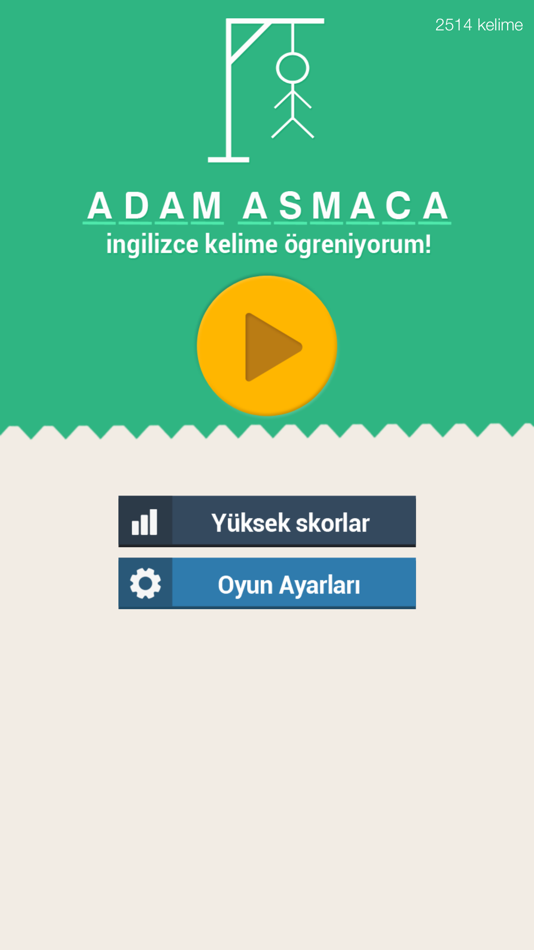 Adam Asmaca - İngilizce Kelime - 1.1.6 - (iOS)